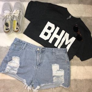 Cut-off Jean Shorts XL